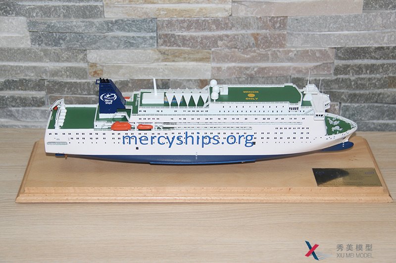 醫(yī)療船模型--Mercy ships--秀美模型獨(dú)家設(shè)計(jì)制作